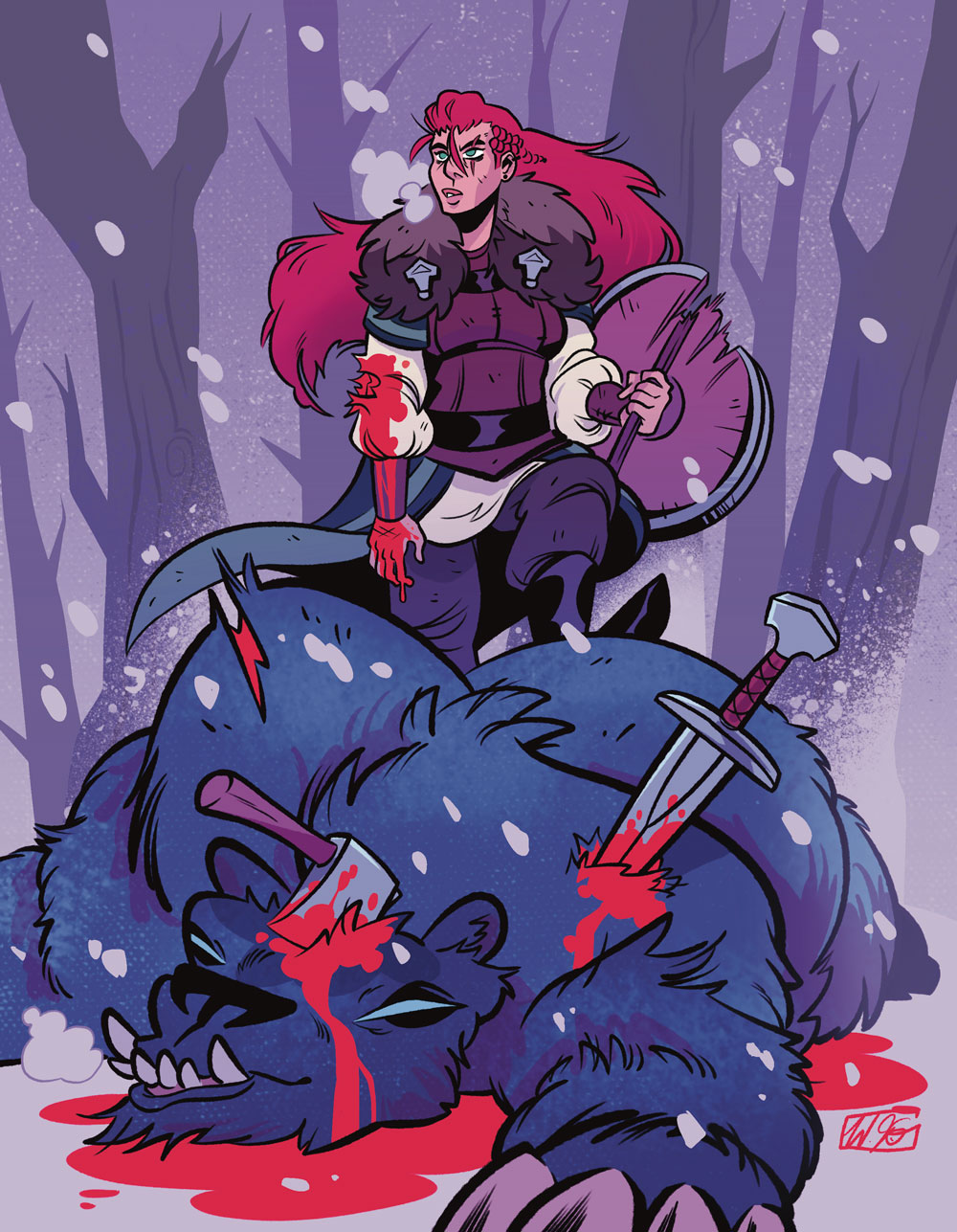 Shield Maiden Print